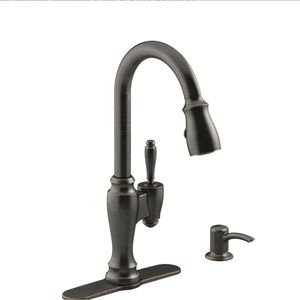 KOHLER ARSDALE PULL DOWN SPRAYER KITCHEN FAUCET R22970-SD-2BZ OIL BRONZE